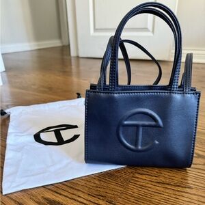 Telfar Small Shopper Navy